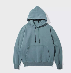OEM 600 Gsm Logo Imprimé Surdimensionné Unisexe Sweat à Capuche Sans Corde Brodé Hiver Poids Lourd Sans Corde Poche Sweat à Capuche pour Hommes - Product Image 1