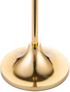 Vintage gold <b>candle</b> holder set for <b>taper</b> <b>candles</b> adds a royal touch to weddings home decor and festive table arrangements - Product Image 5