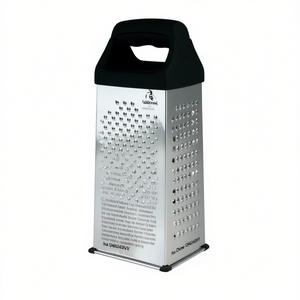 Rallador de Torre de Acero Inoxidable de 4 Lados Ilsa Chrome 12460240IVV, 10.5x8x24cm, para Preparación de Frutas y Verduras - Product Image 2