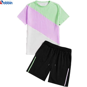<b>Men</b> Custom Logo Tshirt <b>and</b> <b>Shorts</b> 2Pcs Tracksuit New Arrival Customized <b>Top</b> Quality Summer <b>Men's</b> T-shirt <b>and</b> <b>Shorts</b> <b>Set</b> - Product Image 2