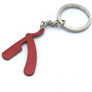 Collar con forma de maquinilla de afeitar de acero inoxidable de calidad profesional Colgante de hoja de alto detalle en una cadena duradera - Product Image 4