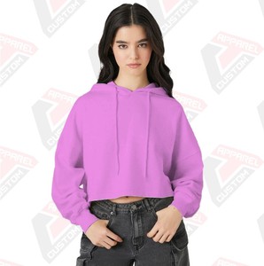 Elegante y acogedora mujer crop HOODIE capas ligeras perfectas - Product Image 1