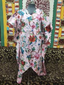 Nouvelle robe caftan en coton doux Gulin pour femme tenue légère imprimée grande taille avec taille naturelle pour toutes les occasions - Product Image 4