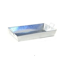 Set Of 2 Oval Shape Galvanized Metal Serving <b>Tray</b> for Dining Table Home & Wedding Food & <b>Drink</b> Serving <b>Trays</b> - Product Image 2