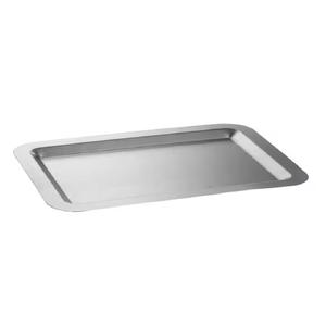 Bandeja de servicio de acero inoxidable de diseño simple con superficie lisa para una decoración del hogar moderna y minimalista - Product Image 6