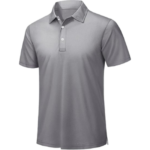 T-shirt polo de luxe personnalisé de haute qualité pour hommes haute performance 100% coton avec col côtelé été avec couleur personnalisée - Product Image 1