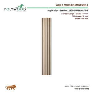 Panneaux muraux décoratifs en PVC à rainures florales, soffite, imperméables, ignifuges, durables, revêtement intérieur et extérieur 3D, commerce moderne - Product Image 2