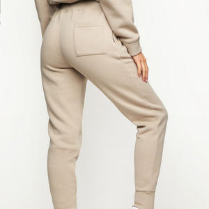 Pantalons de survêtement noirs d'hiver pour le streetwear, performance, extérieur, OEM, pantalons de jogging fuselés haut de gamme pour femmes, 100% coton, séchage rapide, respirant - Product Image 4