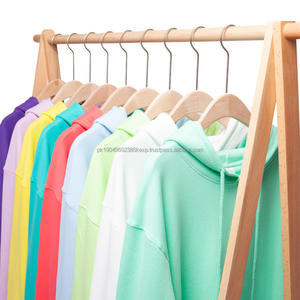 Sudadera con Capucha Unisex de Alta Calidad, Color Sólido, Hombros Caídos, 400g, 100% Algodón, Sudadera Extra Grande para Hombre - Product Image 4