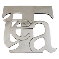 Dessous de plat en aluminium de qualité supérieure, dessous de plat en métal, pas cher, moderne, luxueux, poli, tapis et coussins