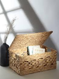 Caja de jacinto de agua apilable con tapa para almacenamiento ecológico en el hogar Blue Lotus Vietnam - Product Image 4