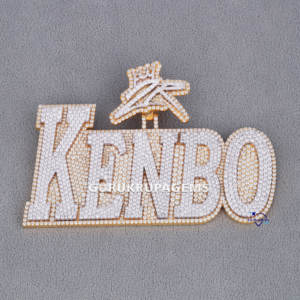 Meticulosamente elaborado único de moda Moissanite Hip Hop diamante colgante 925 plata esterlina con VVS claridad diamantes regalo - Product Image 1