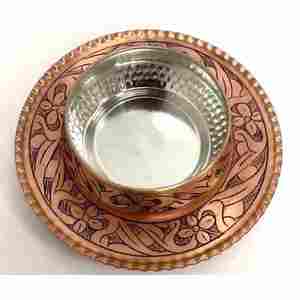 Cuenco de cobre para mascotas más vendido con precio barato, cuenco de cobre martillado hecho a medida, grande, hecho en La India con cuenco de cobre de alta calidad - Product Image 3