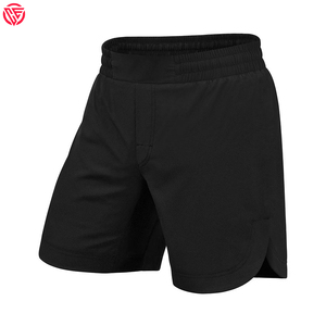 Shorts MMA personnalisés de qualité supérieure avec votre propre logo, légers, solides, décontractés, pour le fitness, les arts et les sports, en polyester/coton - Product Image 1