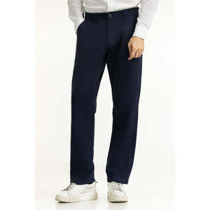 Pantalones Casuales de Corte Slim Fit Color Caqui para Hombre, Cintura Media, Tela Oxford, Logotipo Personalizable, Cierre de Cremallera, Pantalones de Traje de Color MN-TRC-WS25-011 - Product Image 1