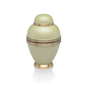 Urnas de Latón Personalizadas para Cenizas de Adultos, Estilo Americano, Recuerdo Conmemorativo, Acabado Brillante, Ecológicas y Duraderas, Color Dorado - Product Image 4