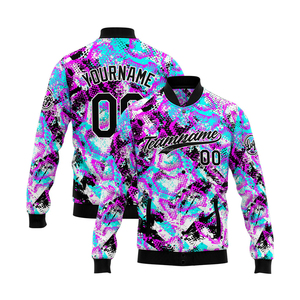 Premium Wool Men's <b>Varsity</b> <b>Jacket</b> Custom Stand Collar Team Wear Front Logo Embroidery Stylish Windproof Breathable Summer - Product Image 1