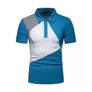 Camisetas de Hombre de Alta Calidad, Fabricadas en Fábrica de Moda OEM, Colores Lisos, Camiseta Polo para Hombre, Último Diseño - Product Image 1