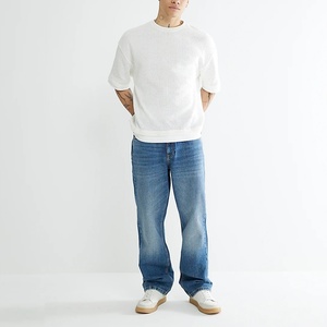 Nueva Llegada, Jeans Rectos de Algodón 100% Teñido y Tejido, Ecológicos, de Secado Rápido, Transpirables y Cómodos para Hombre y Mujer - Product Image 5