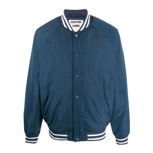 แจ็กเก็ตผ้าแคนวาสสำหรับผู้ชายขนาด12ออนซ์เสื้อบอมเบอร์ลำลองสีน้ำตาลพร้อมซับในของคนงานออกแบบได้ตามที่ต้องการ - Product Image 1