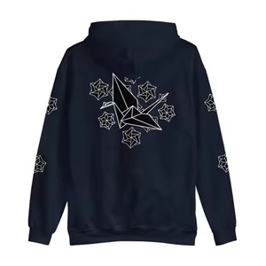 Unisex Solid Fleece Hoodie OEM ODM Service High Quality 100% Cotton Pullover with Custom Embroidered Logo for Winter - Product Image 5