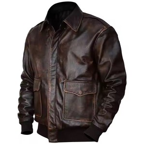High Quality Men's High Street Bomber Jacket Stand Collar Zipper Nylon Polyester <b>Canvas</b> <b>Plain</b> Dyed Winter OEM Service Available - Product Image 2