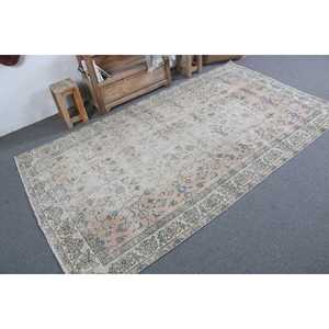 พรมตุรกี, พรมปูพื้นขนาด 4.7x8 ฟุต, พรมขนสัตว์สีขาวน้ำเงิน - Product Image 2