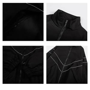 แจ็กเก็ตกลางแจ้งสำหรับผู้ชาย, เสื้อแจ็กเก็ตกันลมแฟชั่นคู่รักหลวมซิปใส่ได้กับทุกชุดฤดูใบไม้ร่วง - Product Image 4
