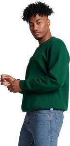 2025 nouveau Style vert col rond pull sweat Logo personnalisé coton blanc sweat à capuche uni pour hommes - Product Image 2