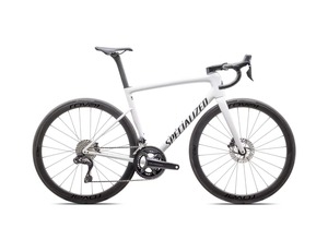 TOP NOTCH Specialized TARMAC SL8 EXPERT - Ultegra Di2-Vélo de route en carbone-2025-blanc brillant/noir métallisé en vente. - Product Image 2