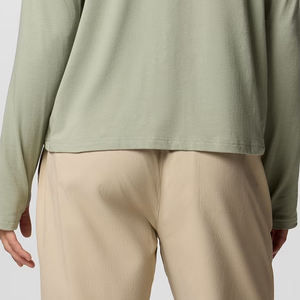 Servicio OEM con Mangas Completas / Cordones Ajustables para Capucha, Color Sólido con Precio de Fábrica para Compradores al por Mayor, Sudadera con Capucha para Mujer - Product Image 6