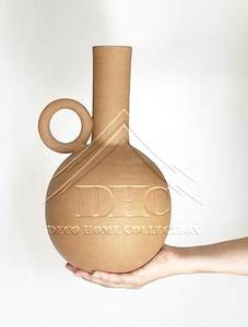 Jarrón de Metal Martillado Antiguo, Alto, de Bronce, Decorativo, para Flores, Estilo Industrial Moderno y Rústico, para Decoración del Hogar, Hotel o Bodas - Product Image 6