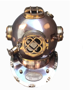 Casco de Buceo Antiguo Hecho a Mano de 18 Pulgadas, Casco de Buceo Antiguo de Calidad Superior - Product Image 1