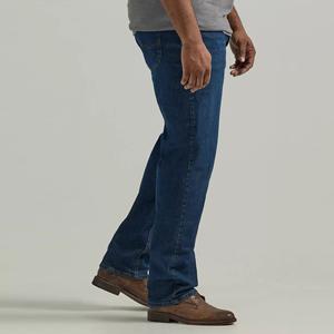 Jeans Boot Cut Homme Grande Taille Personnalisés 100% Coton Écologique Taille Moyenne Délavé Clair Prêts pour le Quotidien, les Tenues Décontractées, Formelles, de Bureau et de Fête – Vente en Gros - Product Image 3