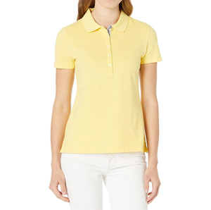 100% algodón de mujer de gran tamaño para Polos logotipo personalizado Casual multicolor estampado de punto ropa en blanco de los fabricantes - Product Image 4