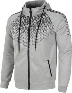 Ensemble de survêtements d'hiver respirants grande taille pour hommes en jaune motif nid d'abeille avec col à capuche Costumes de survêtement du Pakistan - Product Image 4