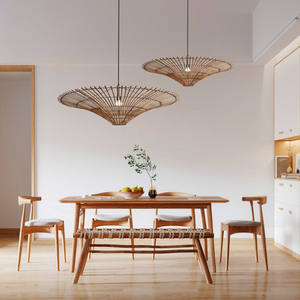 Lustres et lampes suspendues en bois naturel en gros, meilleur prix pour la maison, l'hôtel, le restaurant ou la villa ML51 - Product Image 1
