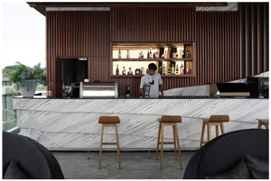 Fabricante de chapa fina flexible de piedra natural en India chapa de piedra de pizarra verde Deoli decorativa forma de bloque de 1-3mm - Product Image 5