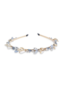 Serre-tête Couronne Saphir Doré de Qualité Indienne, Magnifique et Tendance, Vente en Gros - Product Image 6