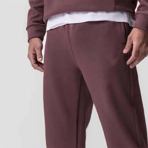 Sweatpants 100% Cotton Sweatpants <b>Jogger</b> Custom Logo Sweatpants New Style <b>Baggy</b> Straight Pants for Men - Product Image 5