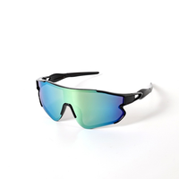 Lunettes de soleil de cyclisme pour enfants 2025 UV400, coupe-vent, monture intégrale en PC, protection UV complète, lunettes de sport colorées