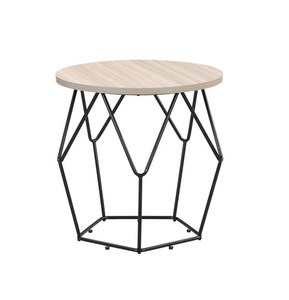 Table d'appoint au design ancien de style luxueux avec finition en métal doré et plateau en marbre utilisée dans les cafés à domicile, meilleur tarif de qualité supérieure - Product Image 2
