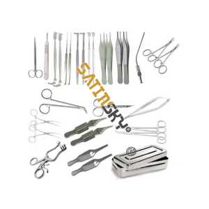Juego de Cirugía de Fístula Arteriovenosa, 30 Piezas, Instrumentos Quirúrgicos Vasculares de Acero Inoxidable, Kit Manual, Certificado CE, Marca Satinsky, Clase III - Product Image 1