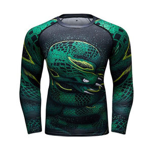 Short de natation à manches longues en polyester léger de haute qualité pour hommes, Rash Guard, Spandex avec logo personnalisé, vente en gros - Product Image 6