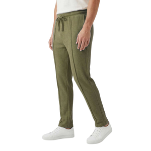 Mens Waffle Knit <b>Jogger</b> Pants Drawstring Elastic Waist <b>Slim</b> Fit Casual Lounge Sweatpants Soft Textured Tapered Trousers Pockets - Product Image 3