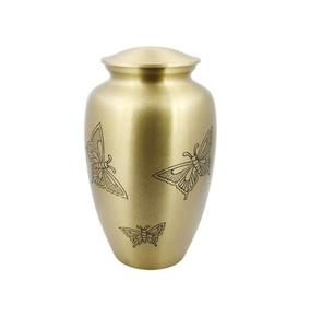 Urna para adultos de cremación de latón perla púrpura, urna funeraria para adultos de Metal sólido niquelado, grabada para cenizas humanas, tarro de recuerdo - Product Image 3