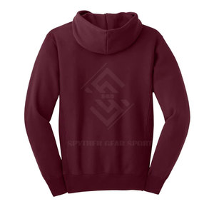 เสื้อฮู้ดดี้ผู้ชายผ้าฝ้ายแท้ 100% น้ำหนักเบา สีพื้น สำหรับฤดูหนาว ระบายอากาศได้ดี เป็นมิตรกับสิ่งแวดล้อม คุณภาพสูง สามารถปรับแต่งสีได้ - Product Image 2