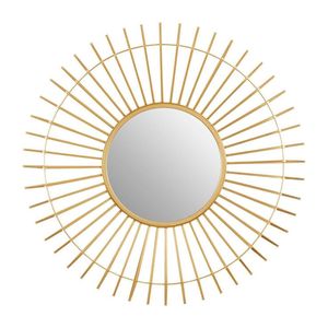 Precioso y gran precio, espejo ovalado de ratán, salas de banquetes de lujo, cafés boutique e interiores bohemios culturales - Product Image 3