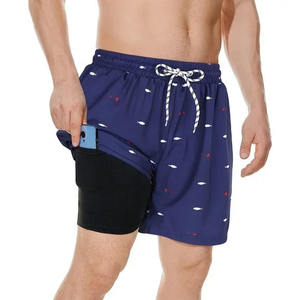 Short de bain d'été personnalisé de haute qualité taille basse Sublimation 2xl Short de plage grande taille pour hommes - Product Image 3