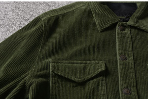 Custom Warm <b>Men's</b> Heavy Cotton <b>Thick</b> Corduroy Shirt <b>jacket</b> for <b>men</b> Haus Industries - Product Image 3